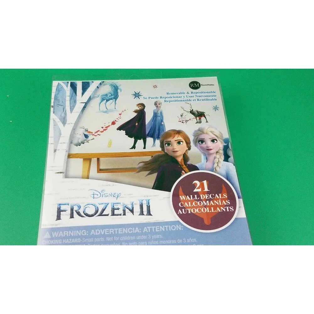 RoomMates Frozen II 2 Movie 21 Peel / Stick removable Wall Decals Anna Elsa Olaf